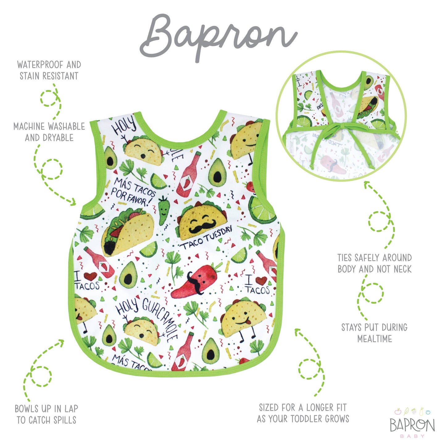 BapronBaby - Taco Party Bapron