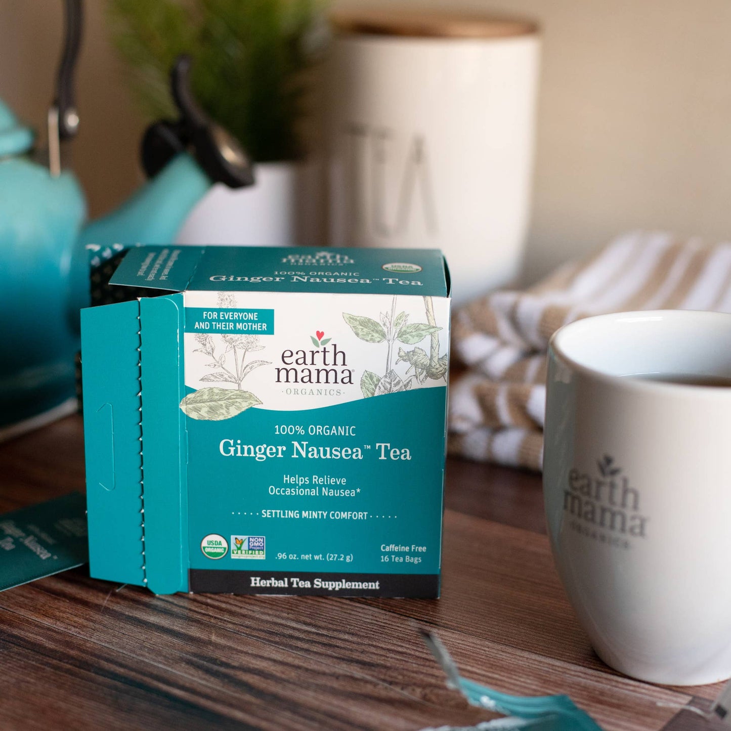 Earth Mama Organics - Organic Ginger Nausea Tea
