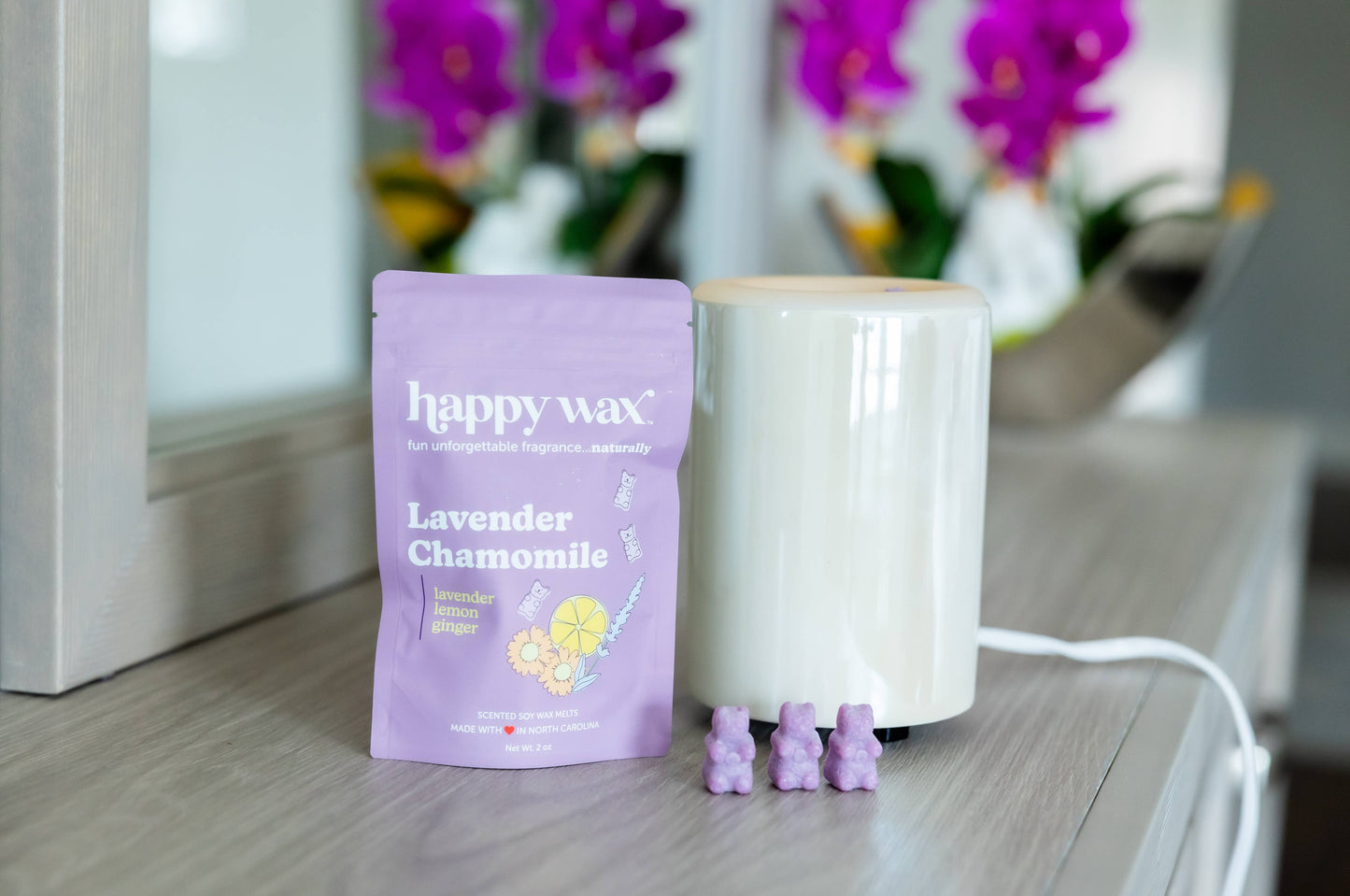 Happy Wax - Lavender Chamomile Wax Melts - Sample Pouch (2 oz)
