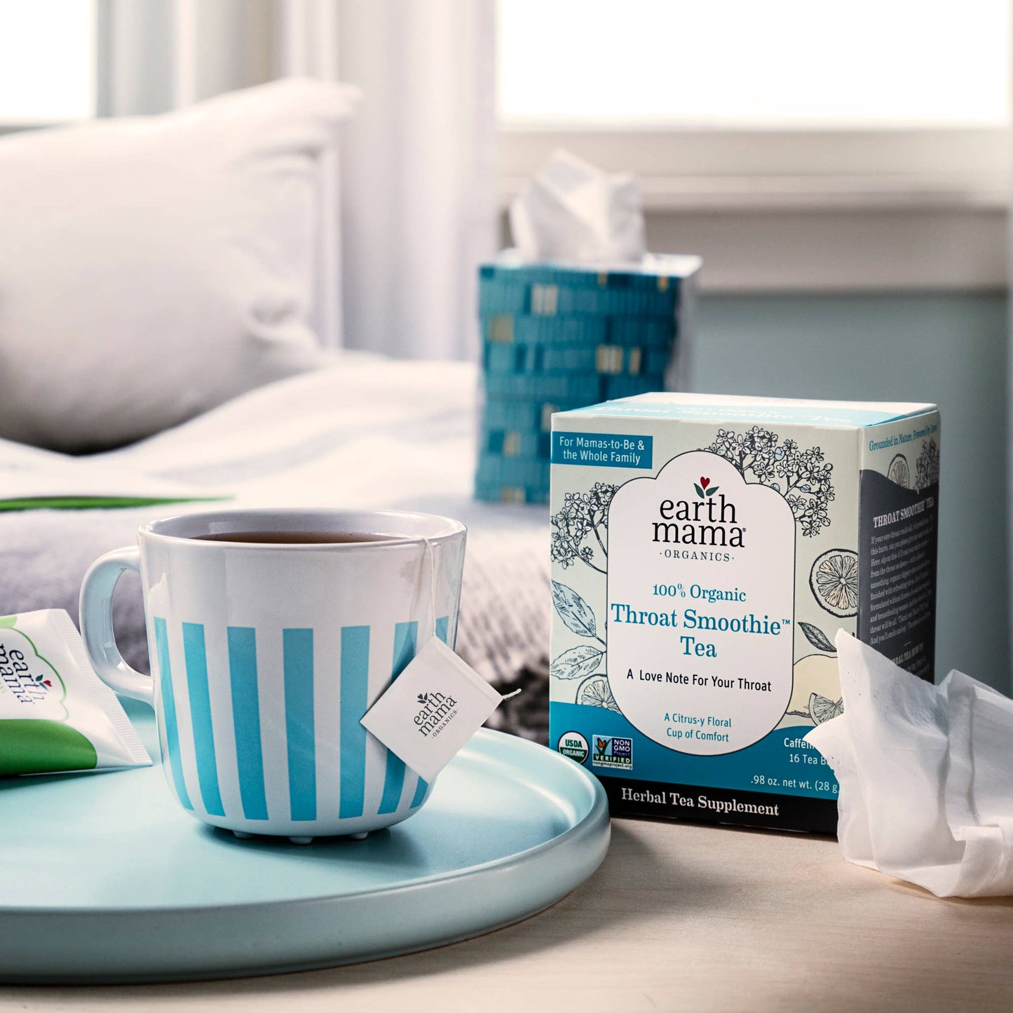 Earth Mama Organics - Organic Throat Soothie Tea