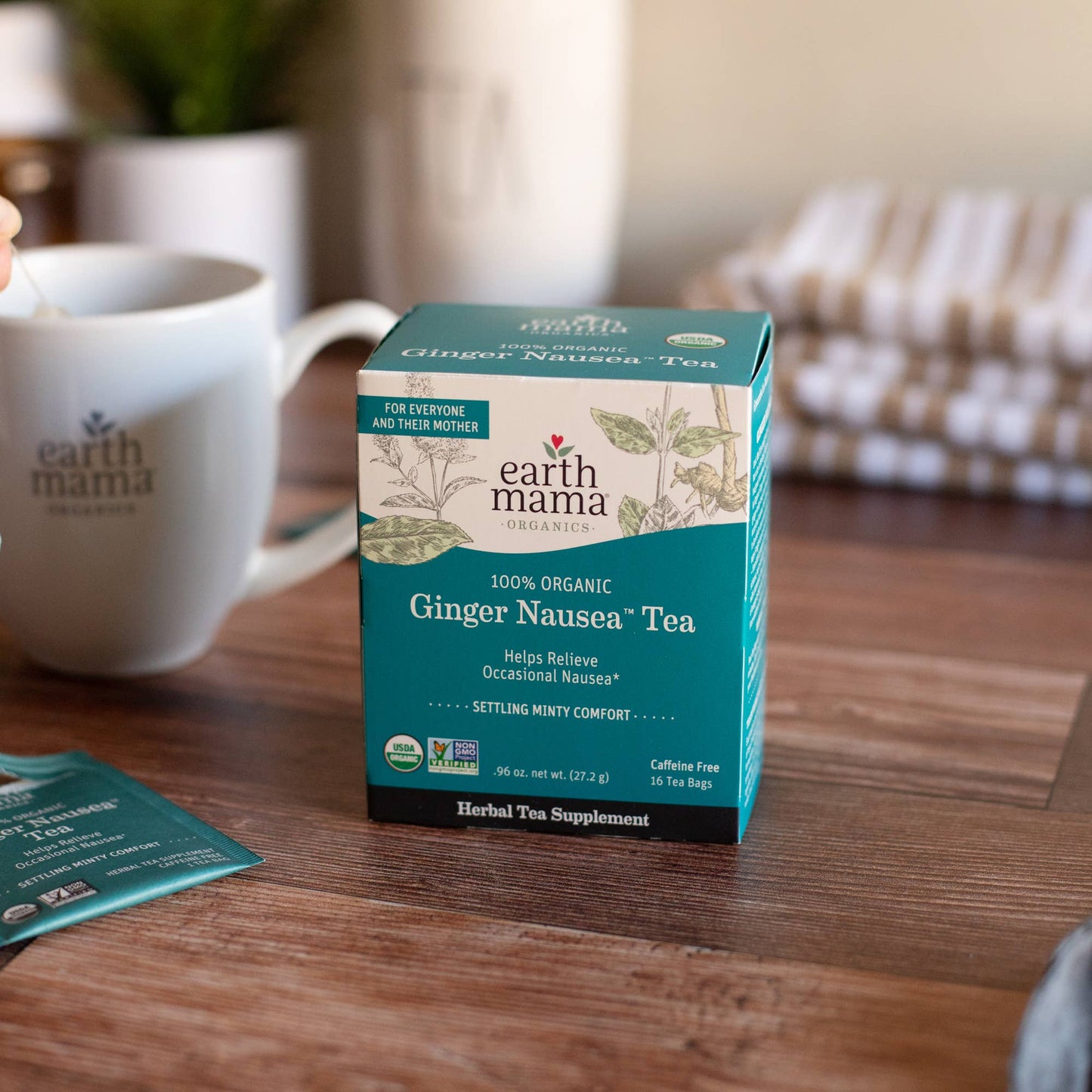 Earth Mama Organics - Organic Ginger Nausea Tea