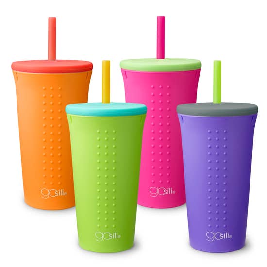 GoSili - SILICONE STRAW CUP, 16OZ