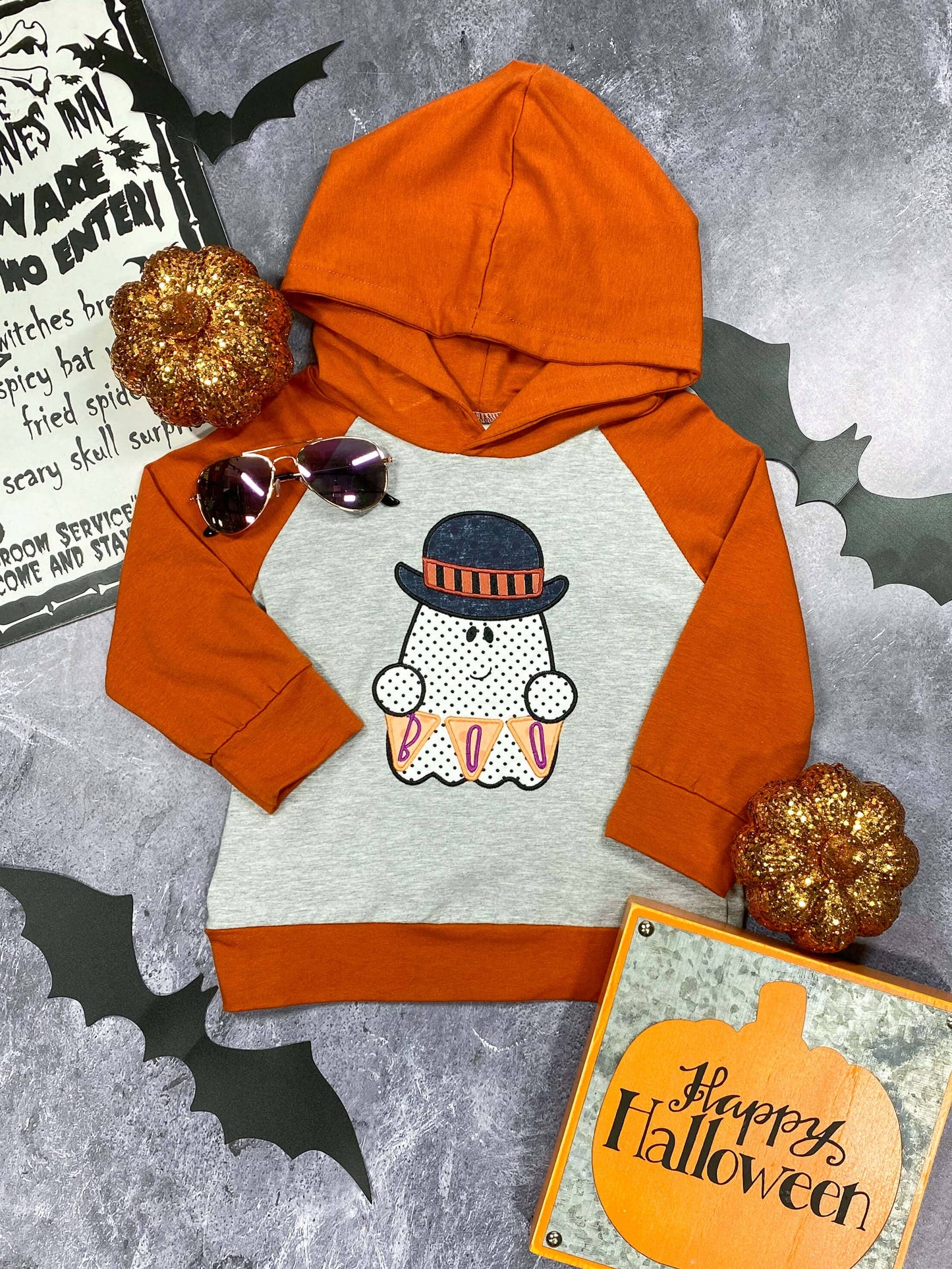 Boo! Boys Hoodie: 10y