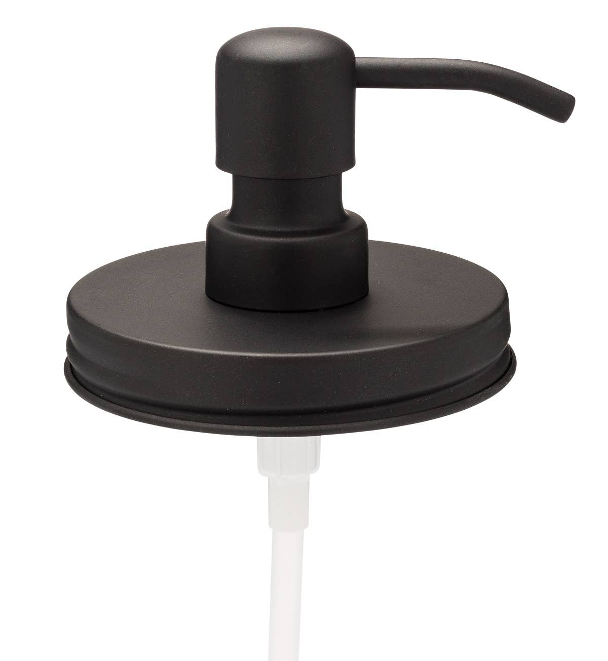 Jarmazing Products - Black Wide Mouth Mason Jar Soap Dispenser Lids - One Pack