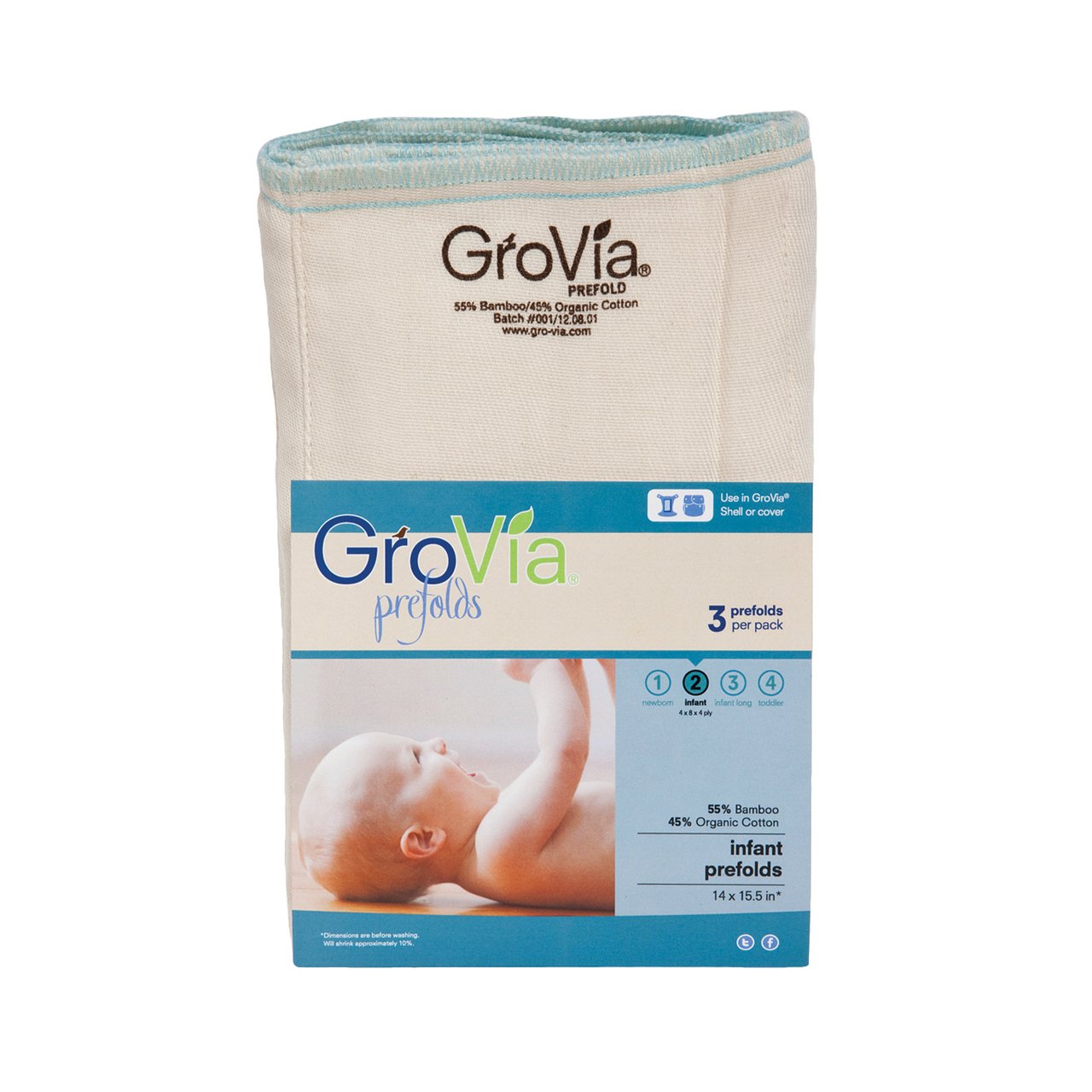 GroVia - Prefolds