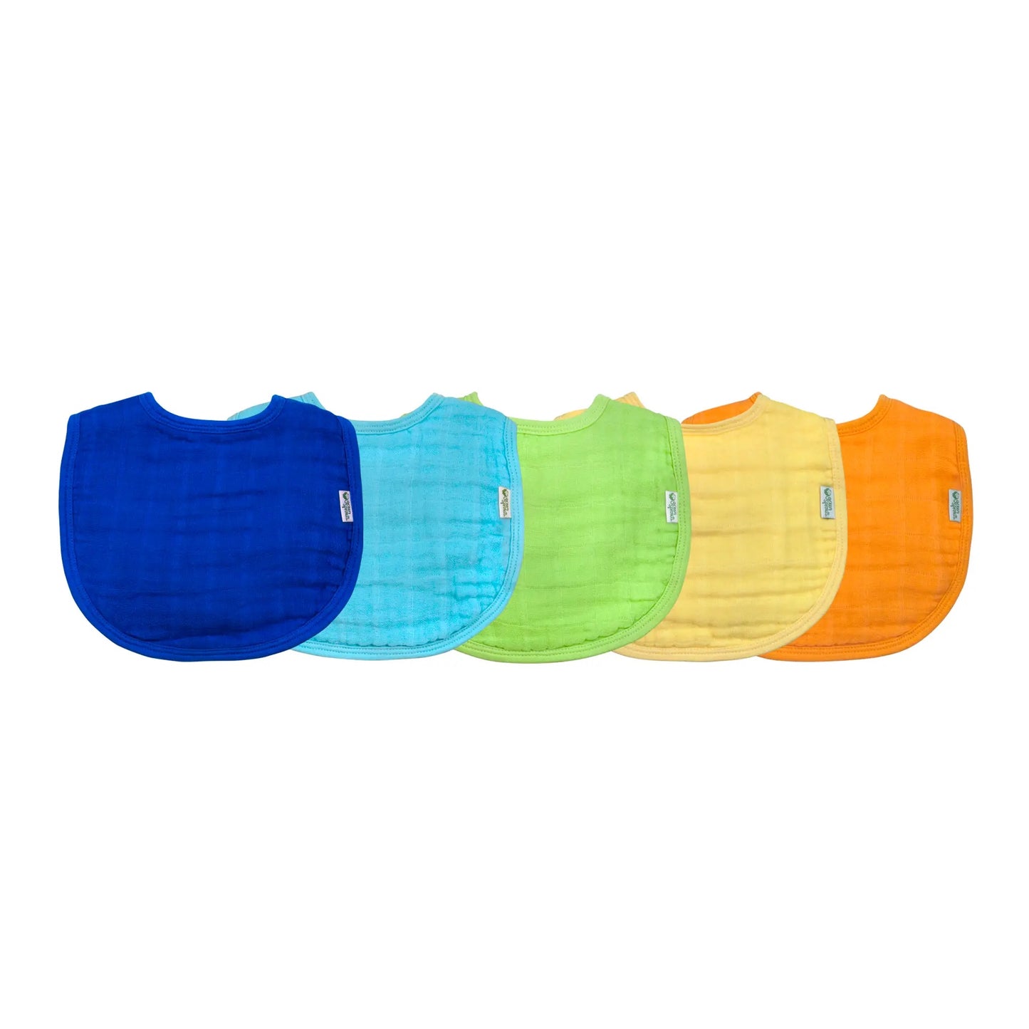 Green Sprouts- Muslin Bibs - 5 pack