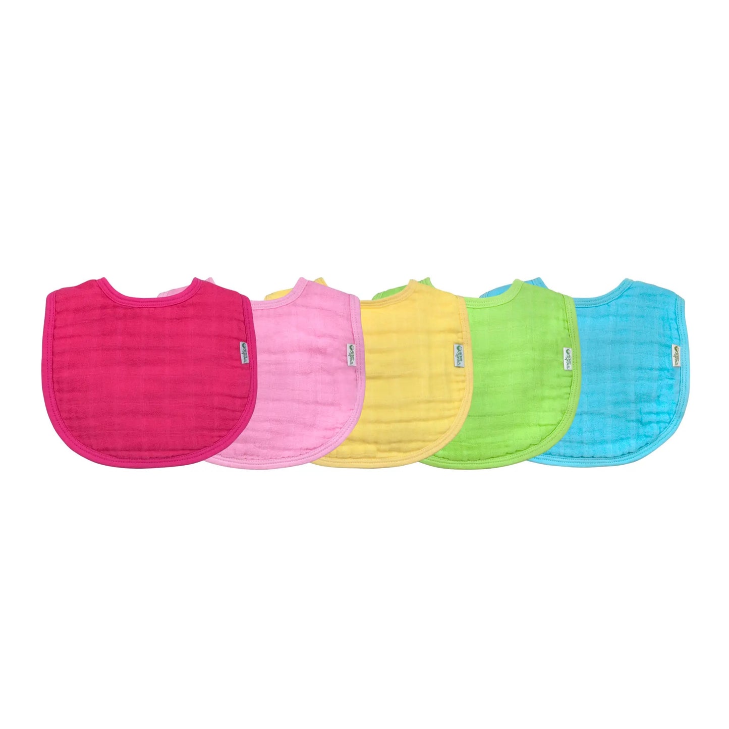 Green Sprouts- Muslin Bibs - 5 pack