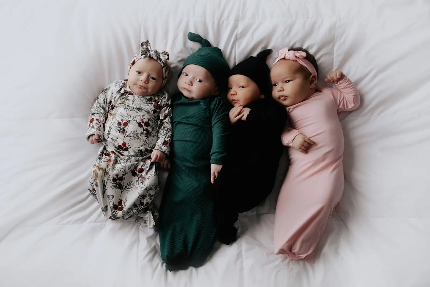 Three Little Tots - Knotted Gown with Bow