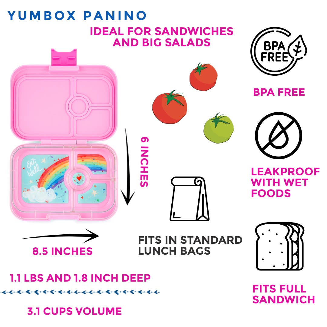 Yumbox - Leakproof Sandwich Friendly Bento Box - Yumbox Panini