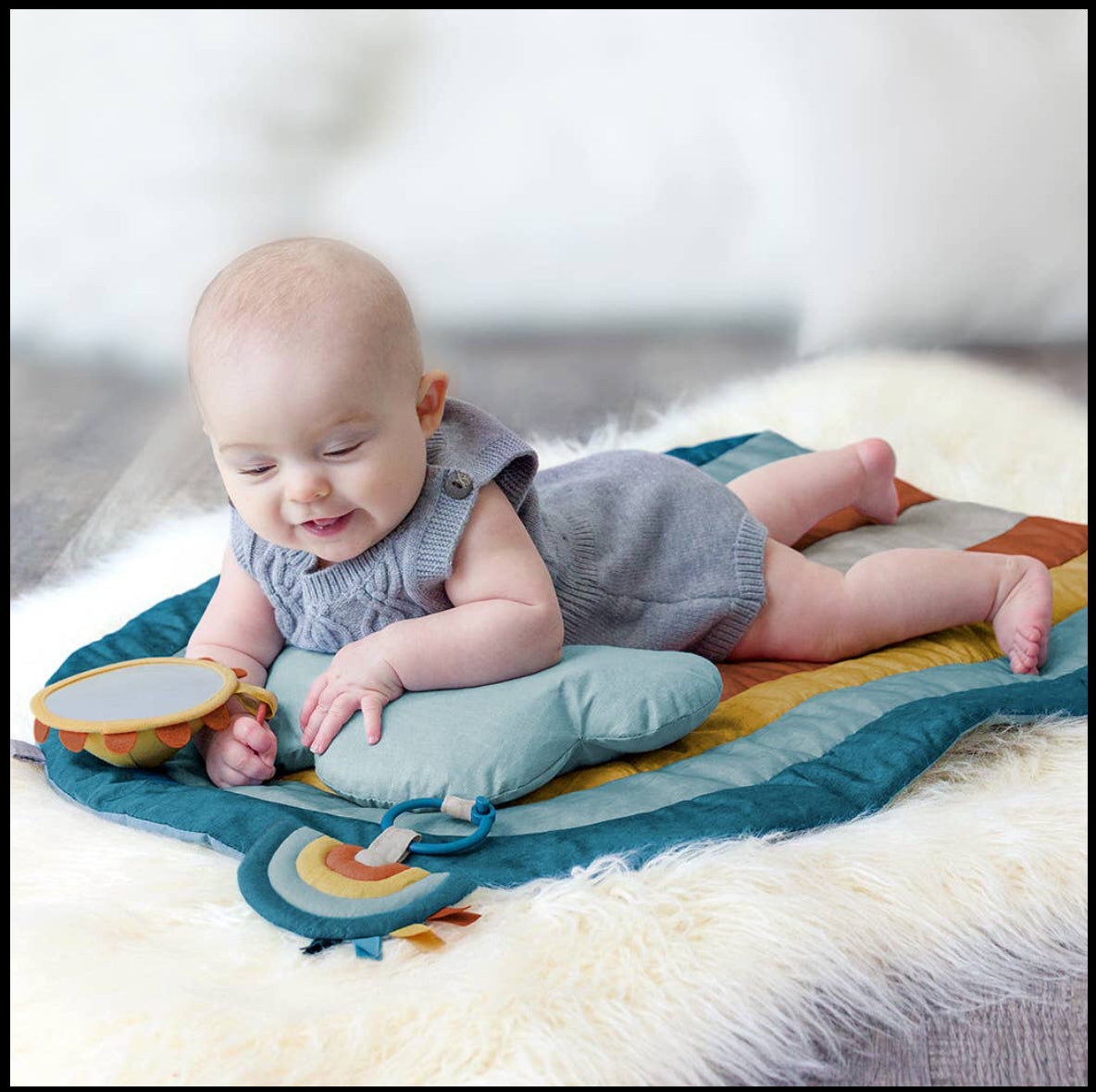 Itzy Ritzy - BITZY BESPOKE™ RITZY TUMMY TIME RAINBOW PLAY MAT