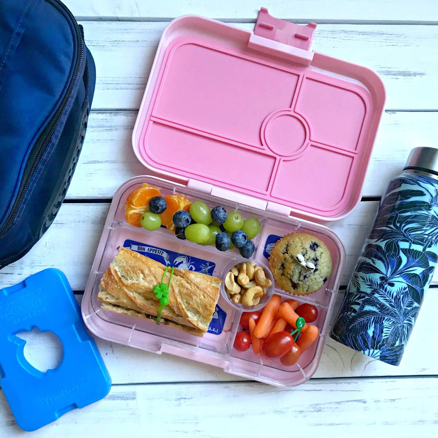 Yumbox - Yumbox Ice Packs - set of 4 Multi - Cool Pack, Slim Long-Lasting Ice Packs - Great for Coolers or Lunch Box