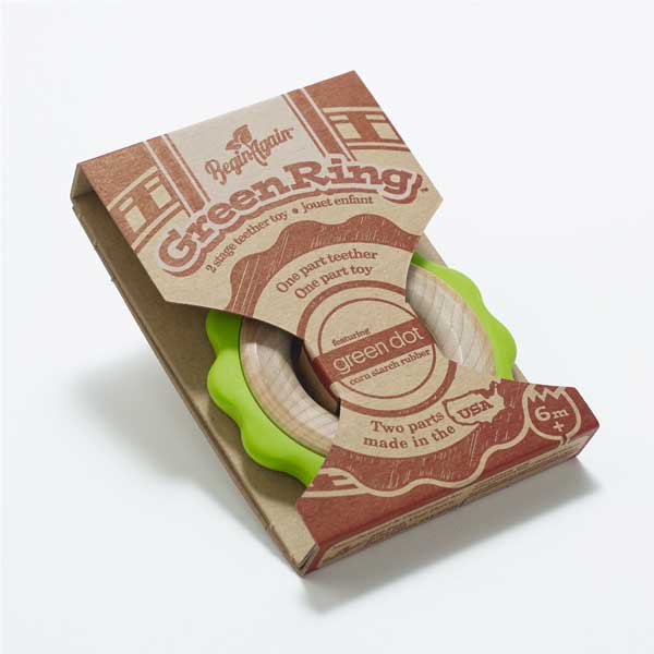 Begin Again - GREEN RING TEETHER