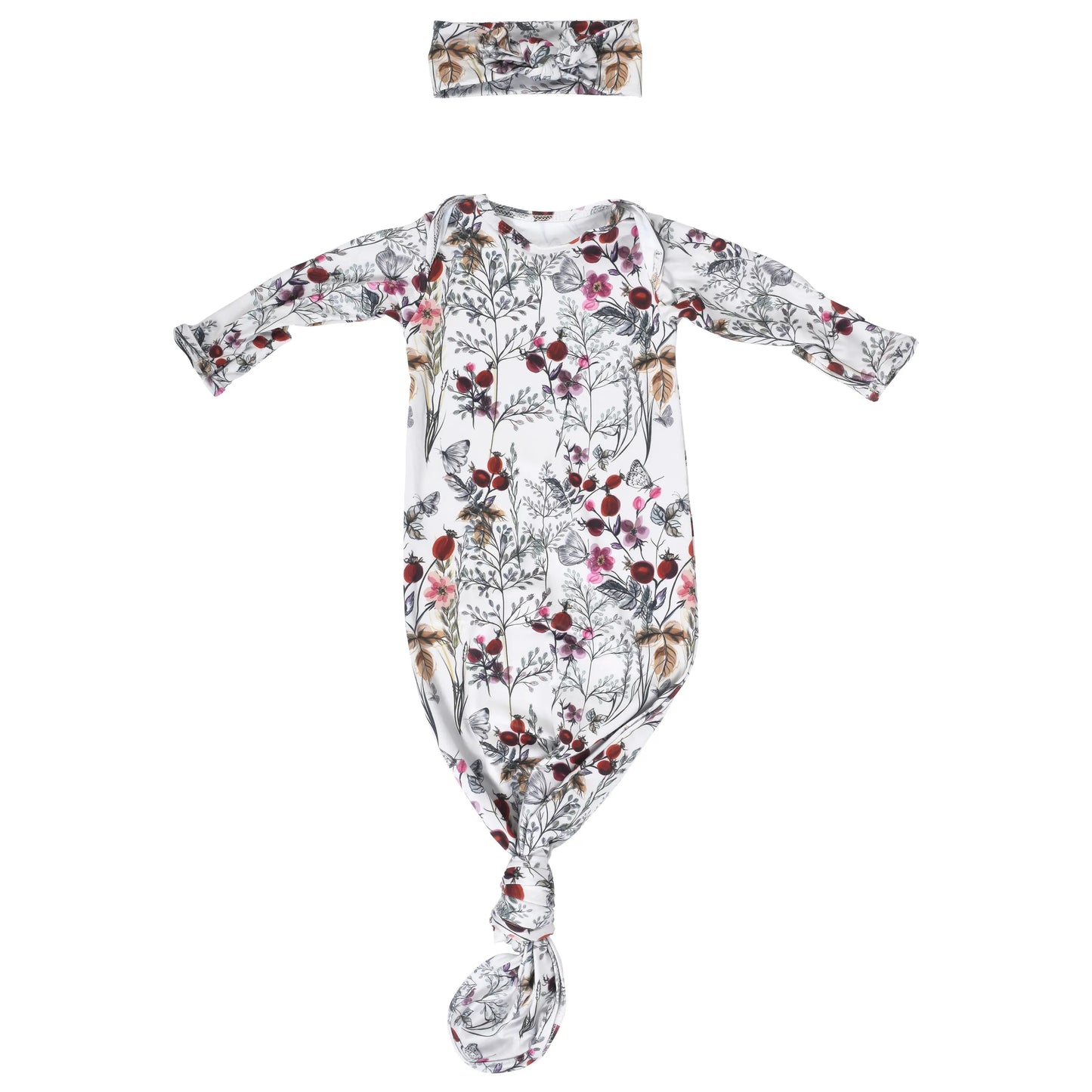 Three Little Tots - Knotted Gown with Bow