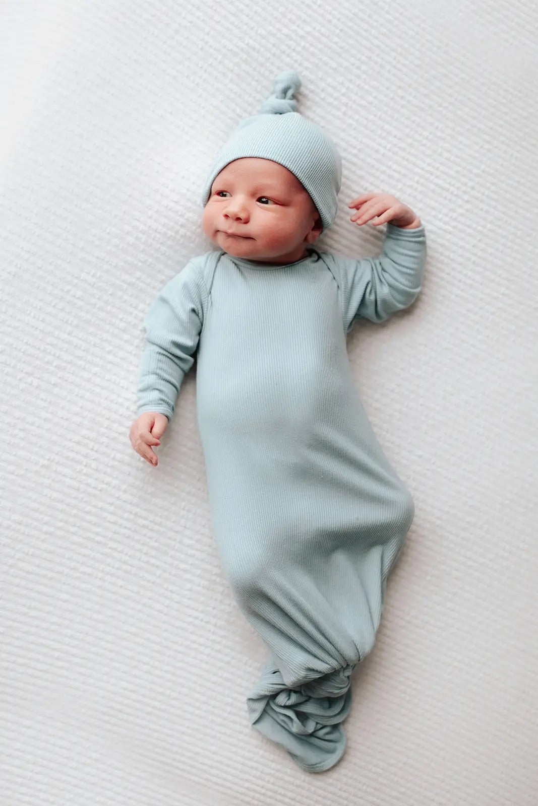 Three Little Tots - Knotted Gown with Hat
