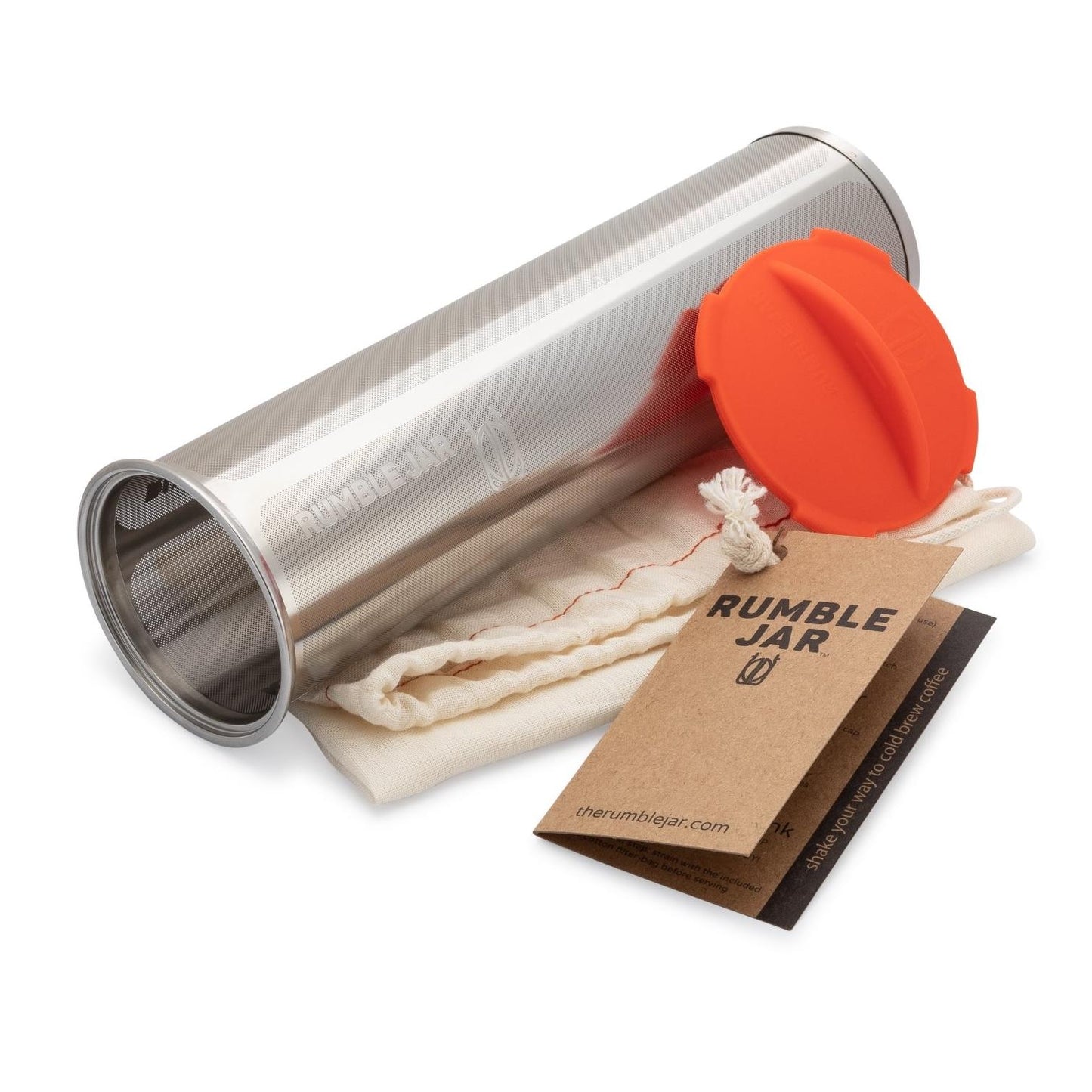 Rumble Jar: Half gallon size (64oz), filter-only (no Mason jar included)