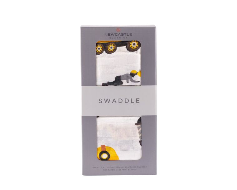 Newcastle Classics - Dump Trucks and Diggers Swaddle