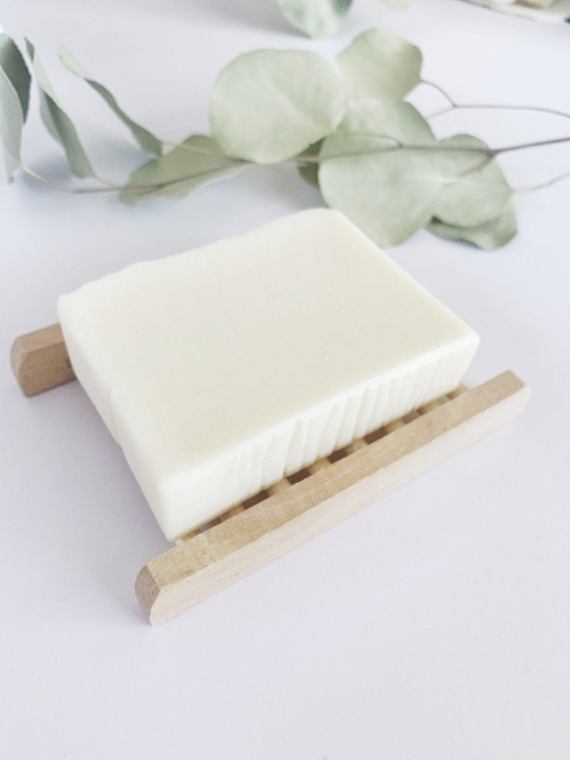 Natural Wide Slat Bamboo Soap Dish Zero Waste | Eco Friendly