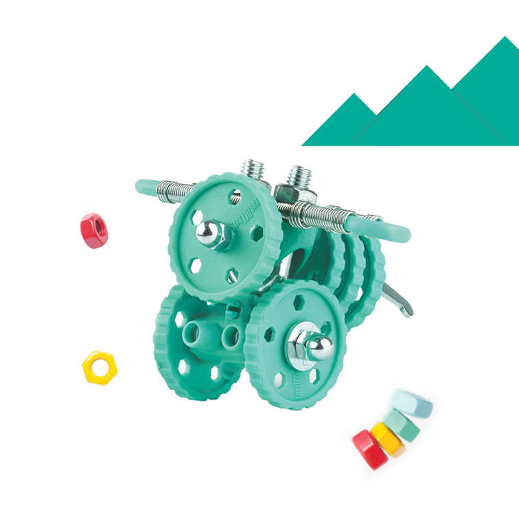 Fat Brain Toys: OFFBITS Transportation Kit - PiperBit