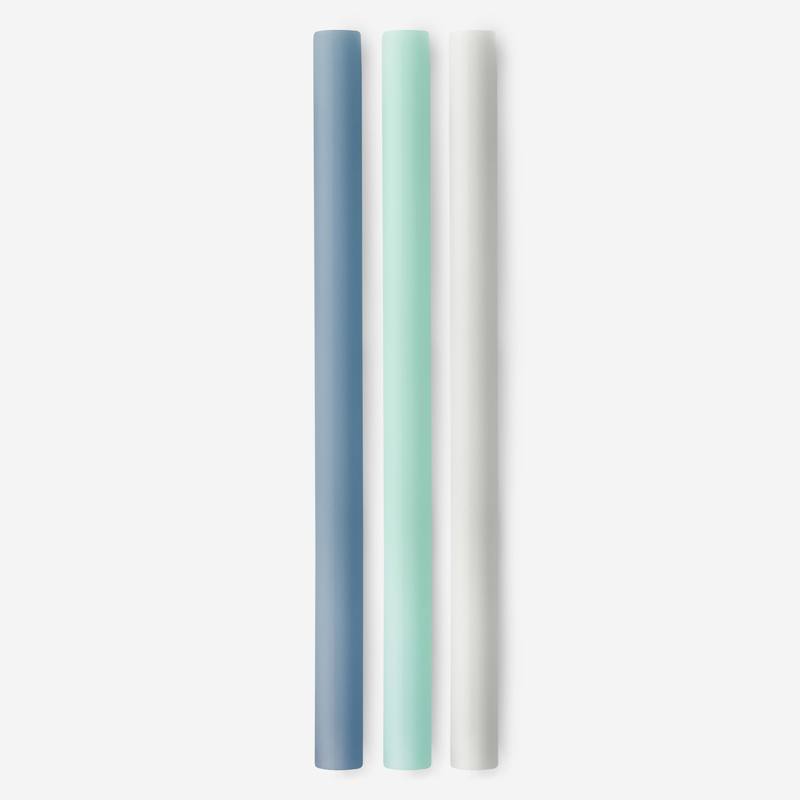 Gosili - EXTRA WIDE SILICONE STRAWS, 3PK