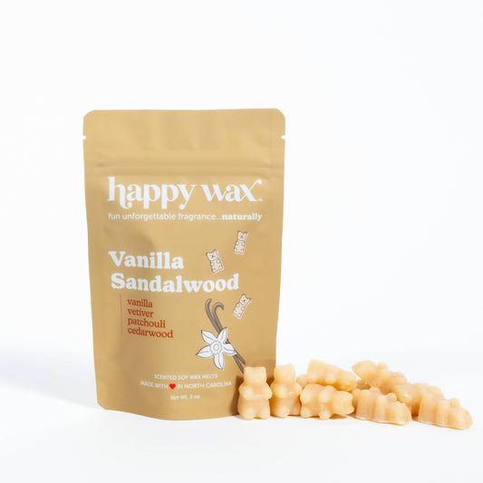 Happy Wax - Vanilla Sandalwood Wax Melts - Sample Pouch (2 oz)