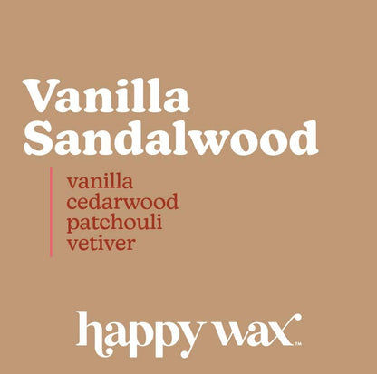 Happy Wax - Vanilla Sandalwood Wax Melts - Sample Pouch (2 oz)