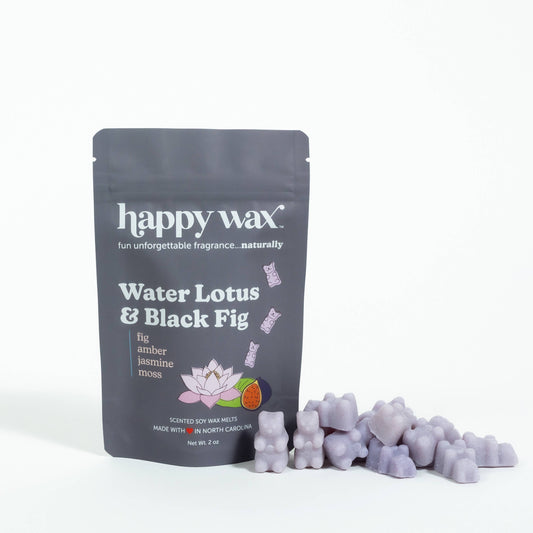 Happy Wax - Water Lotus & Black Fig Wax Melts - Sample Pouch (2 oz)