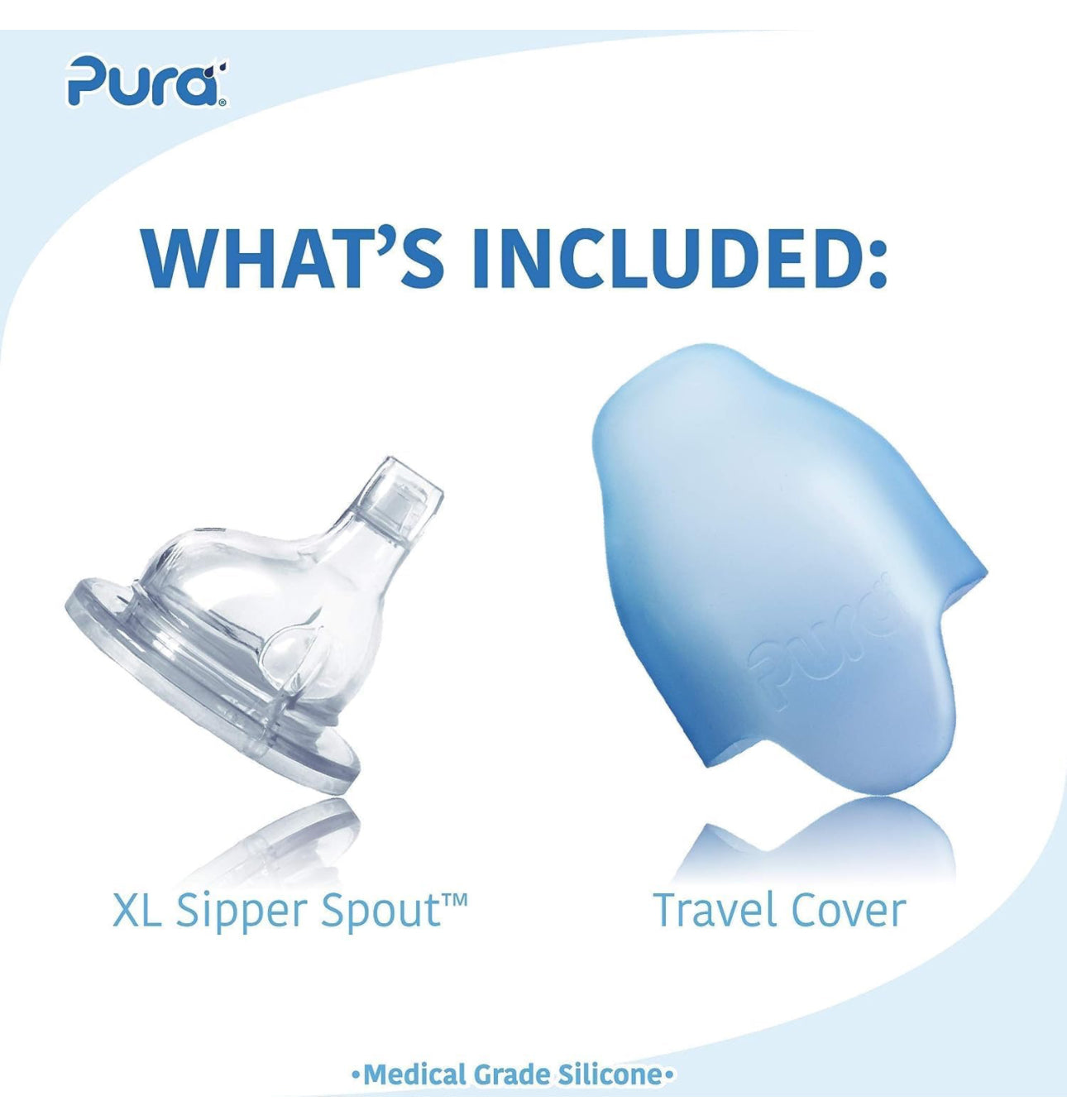 Pura Stainless - 11 oz Sippy Bottle