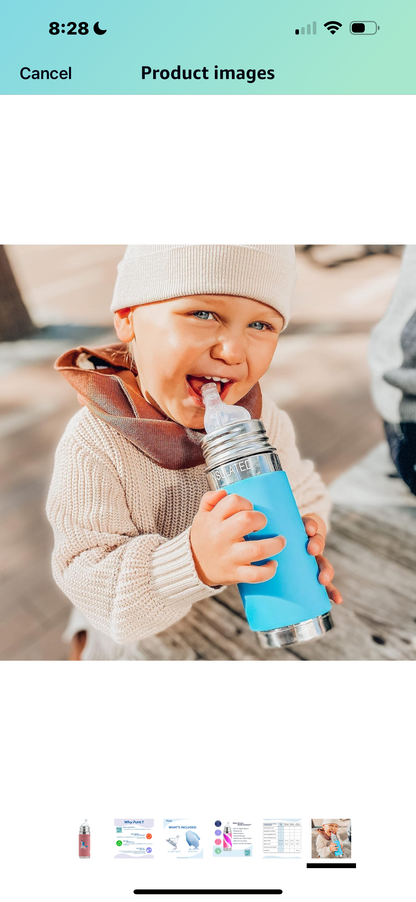 Pura Stainless - Kiki 11 oz Sippy Bottle