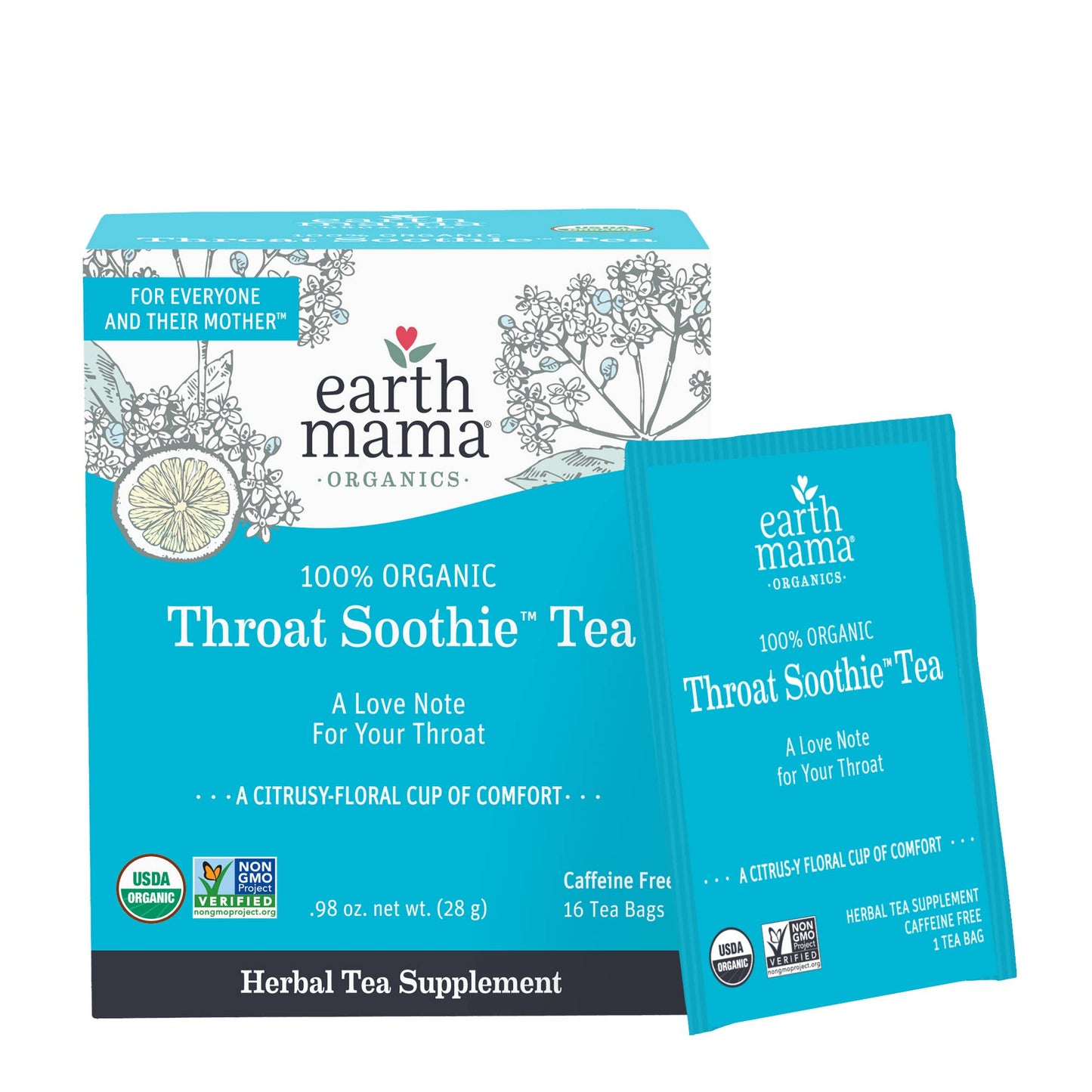 Earth Mama Organics - Organic Throat Soothie Tea