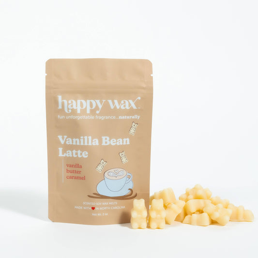 Happy Wax - Vanilla Bean Latte Wax Melts - Sample Pouch (2 oz)