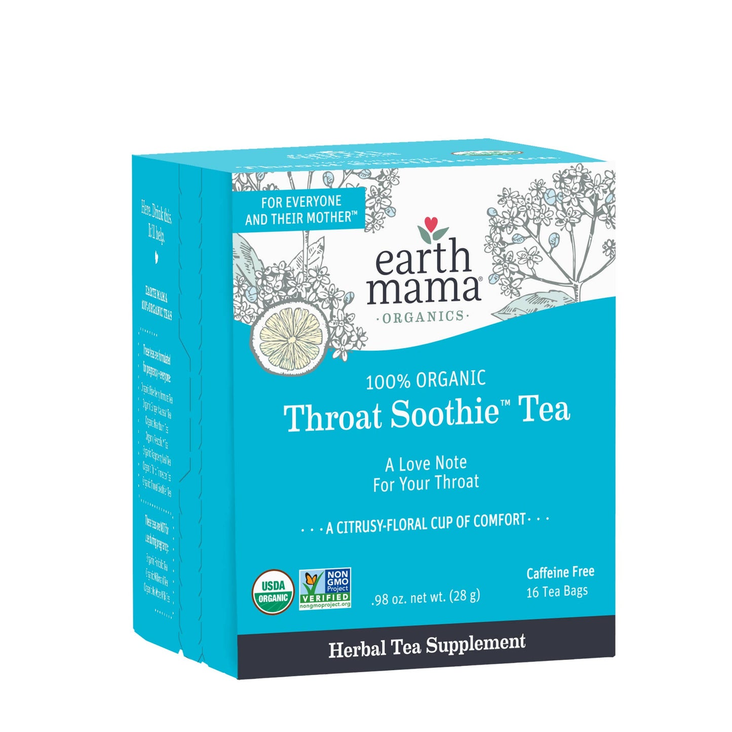 Earth Mama Organics - Organic Throat Soothie Tea