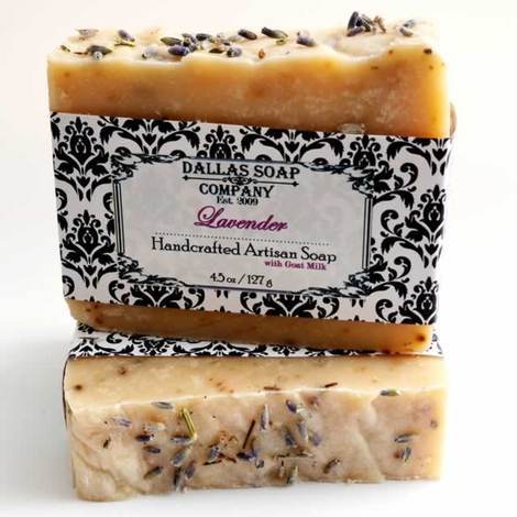 Dallas Soap Company - Lavender Goat milk Artisan Soap