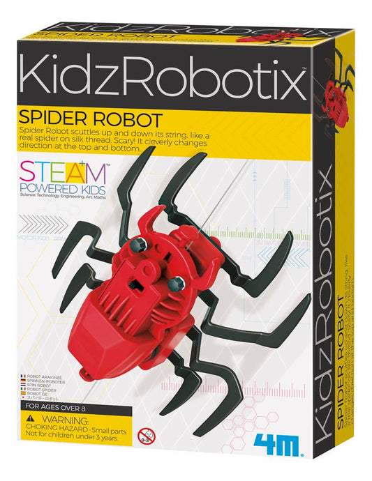 Toysmith - 4M Kidzrobotix Spider Robot-Build Your Own Robot