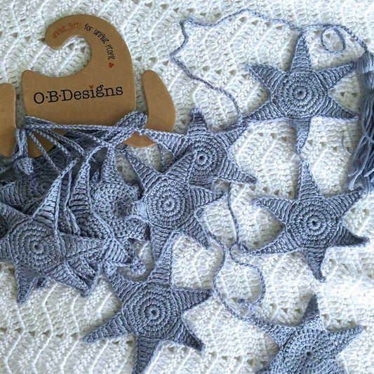 O.B. Designs - Star fish Bunting, Blue