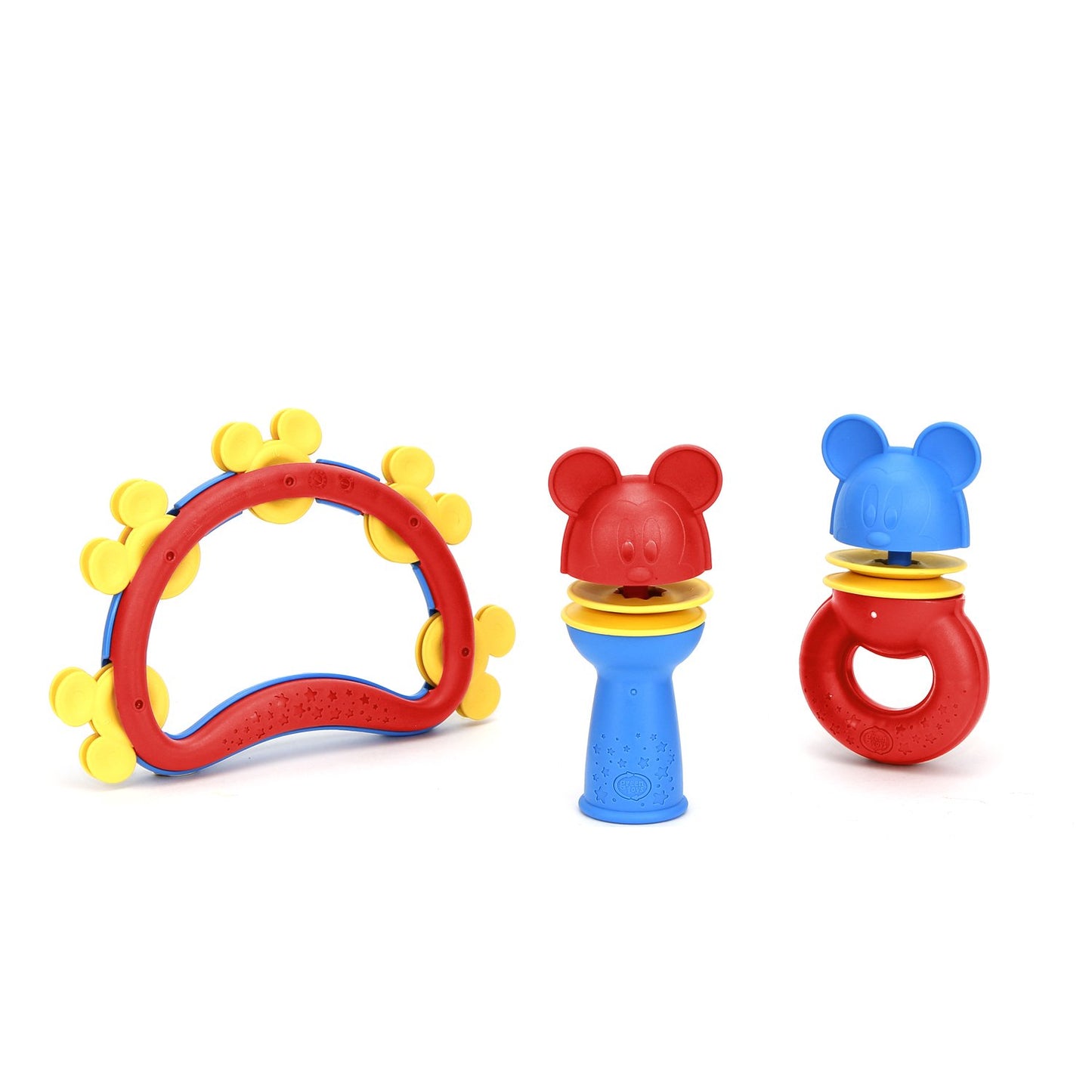 Green Toys - Mickey Mouse Shake & Rattle Set
