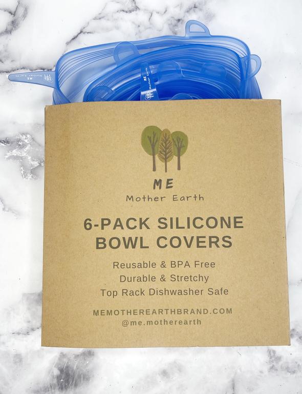 Me Mother Earth - Silicone Food and Bowl Covers- 6 Pack