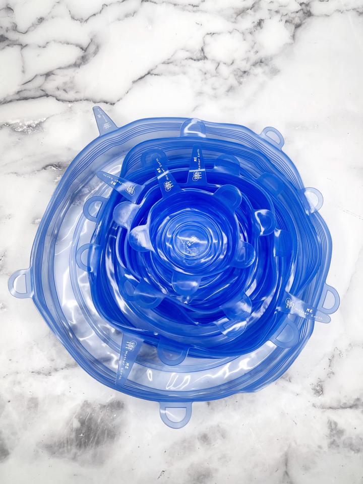 Me Mother Earth - Silicone Food and Bowl Covers- 6 Pack