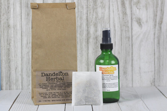 Dandelion Herbal - Perineal Spray Kit