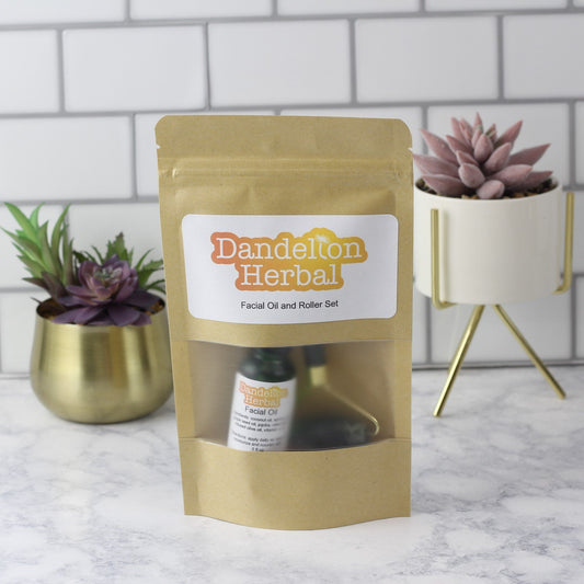Dandelion Herbal - Facial Oil and Roller Set