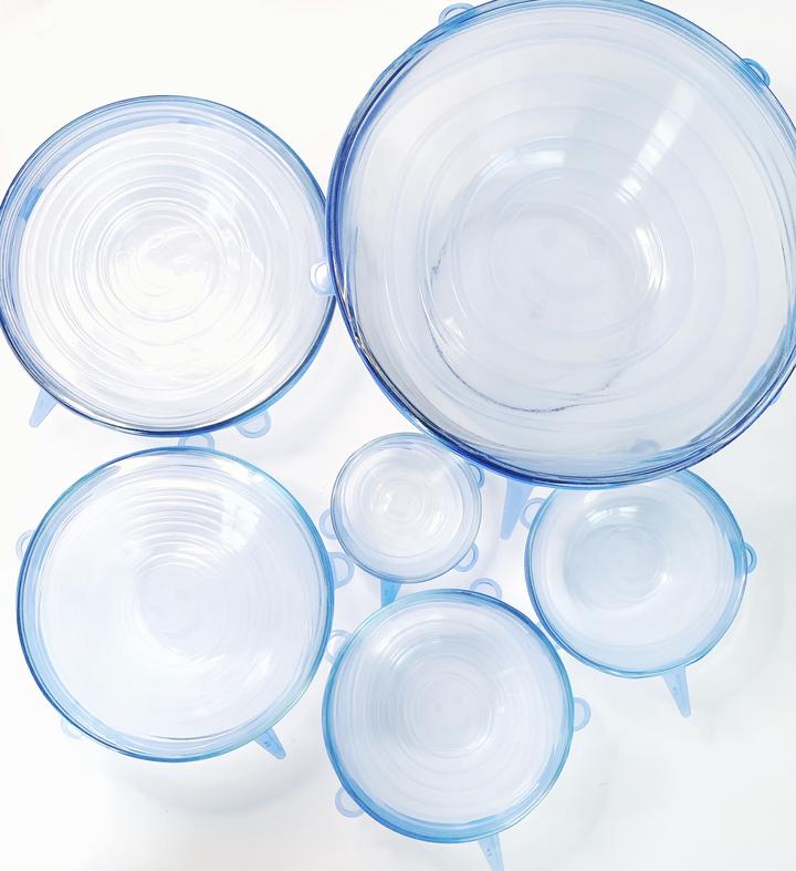 Me Mother Earth - Silicone Food and Bowl Covers- 6 Pack