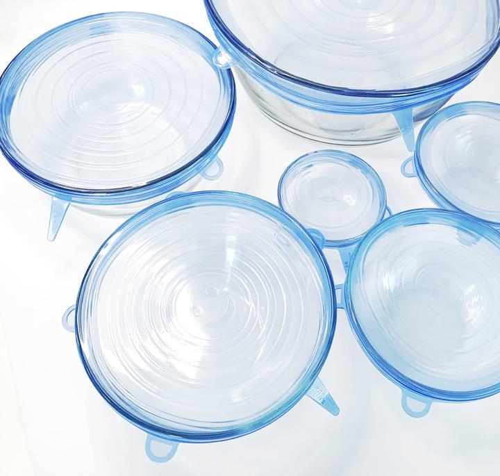 Me Mother Earth - Silicone Food and Bowl Covers- 6 Pack