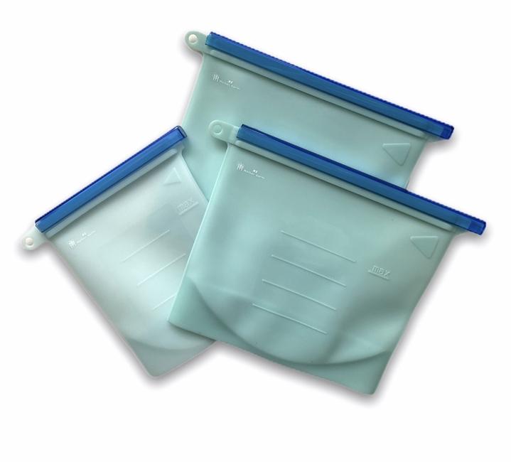 Me Mother Earth - Silicone Food Storage Bags 3 Pack