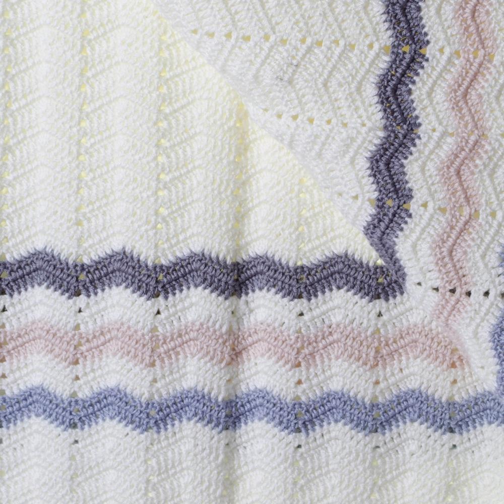 O.B. Designs - Ripple Blanket Blue Stripe