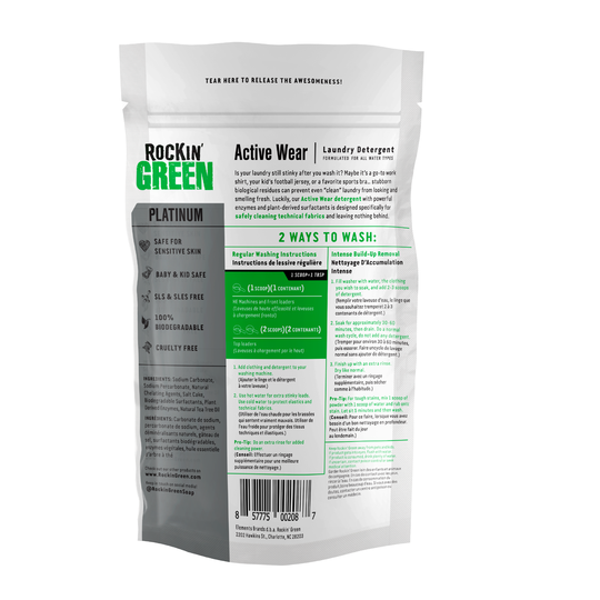 Rockin Green- Platinum Series Active Wear Detergent
