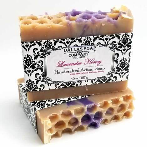 Dallas Soap Company -  Lavender Honey Artisan Soap