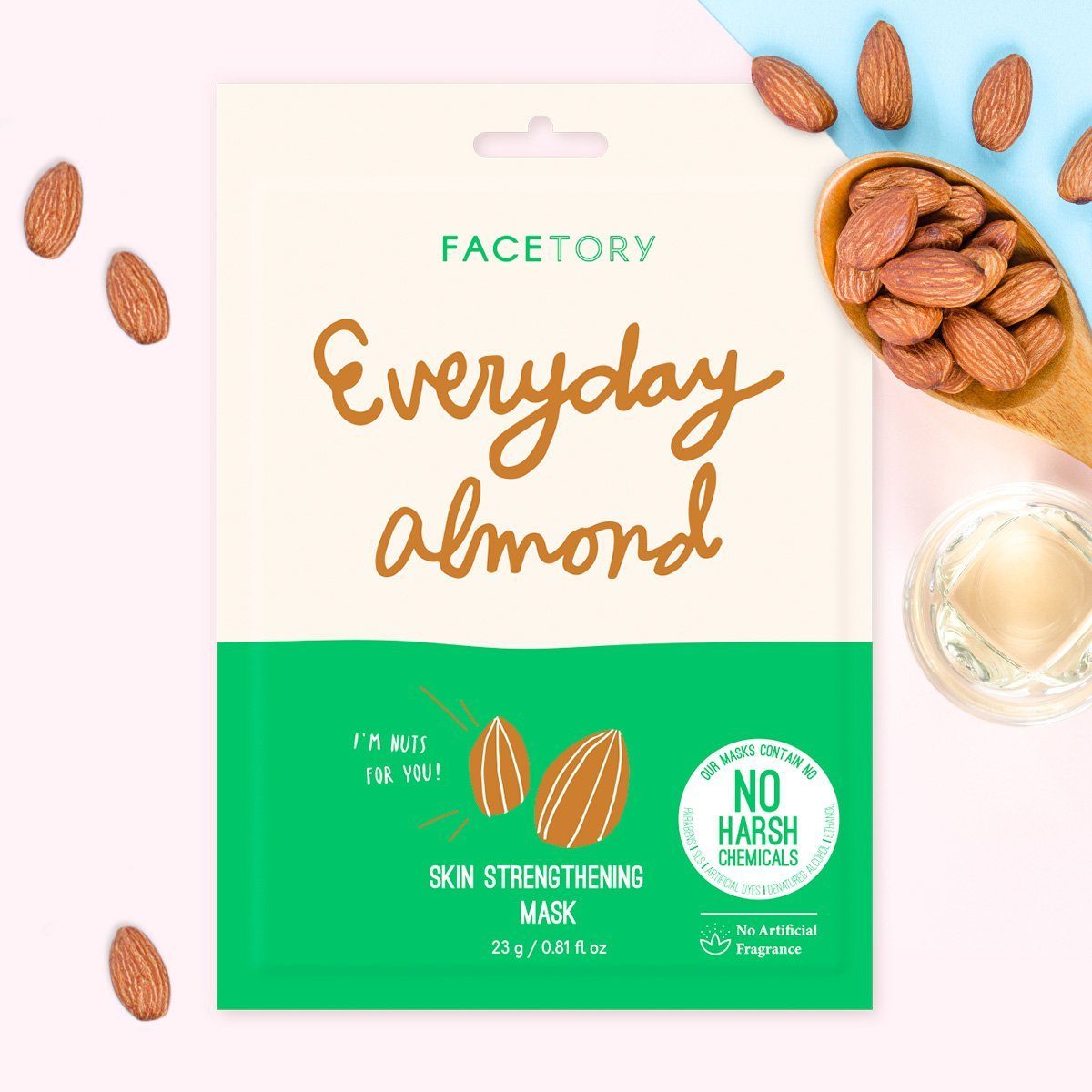 FaceTory - Everyday, Almond Skin Strengthening Mask