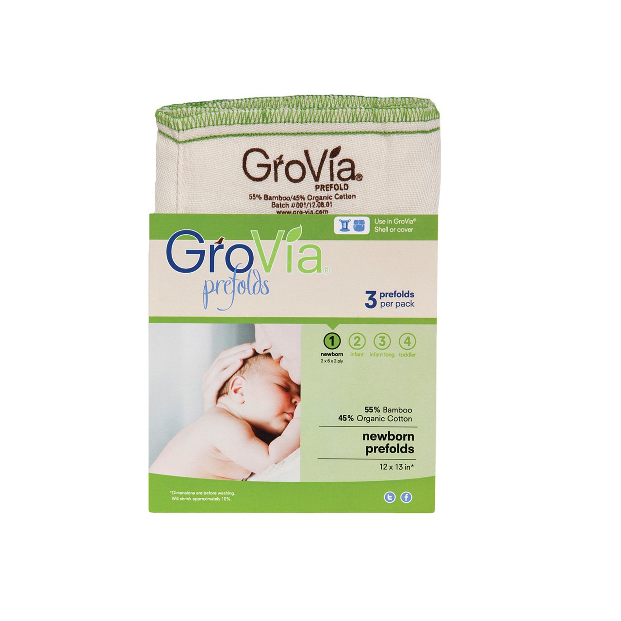 GroVia - Prefolds