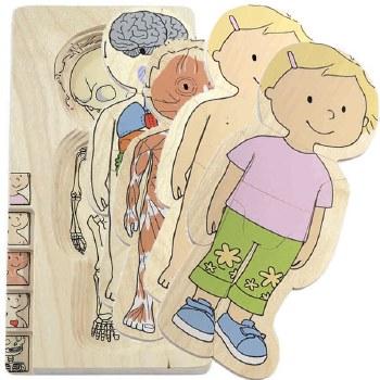 Hape - Your Body 5 Layer Puzzle