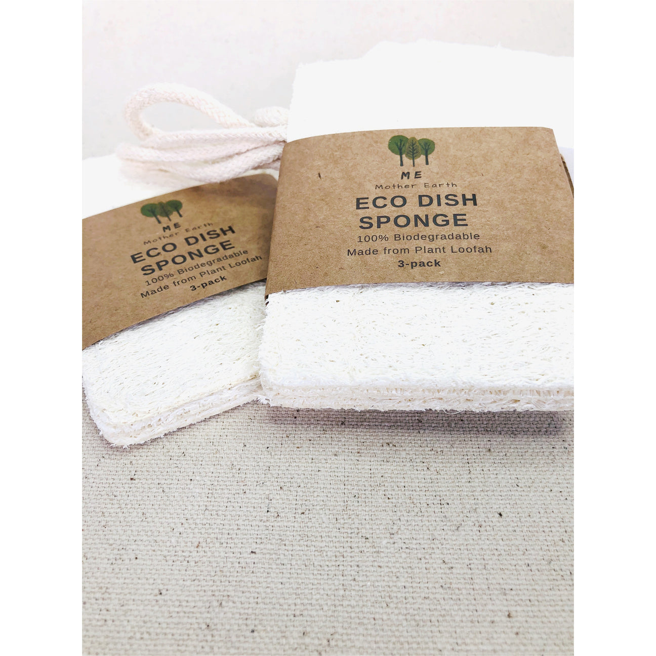Me Mother Earth - Eco Dish Sponges: Double Layer 3-Pack