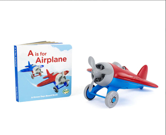 Green Toys - Airplane & Board Book Set